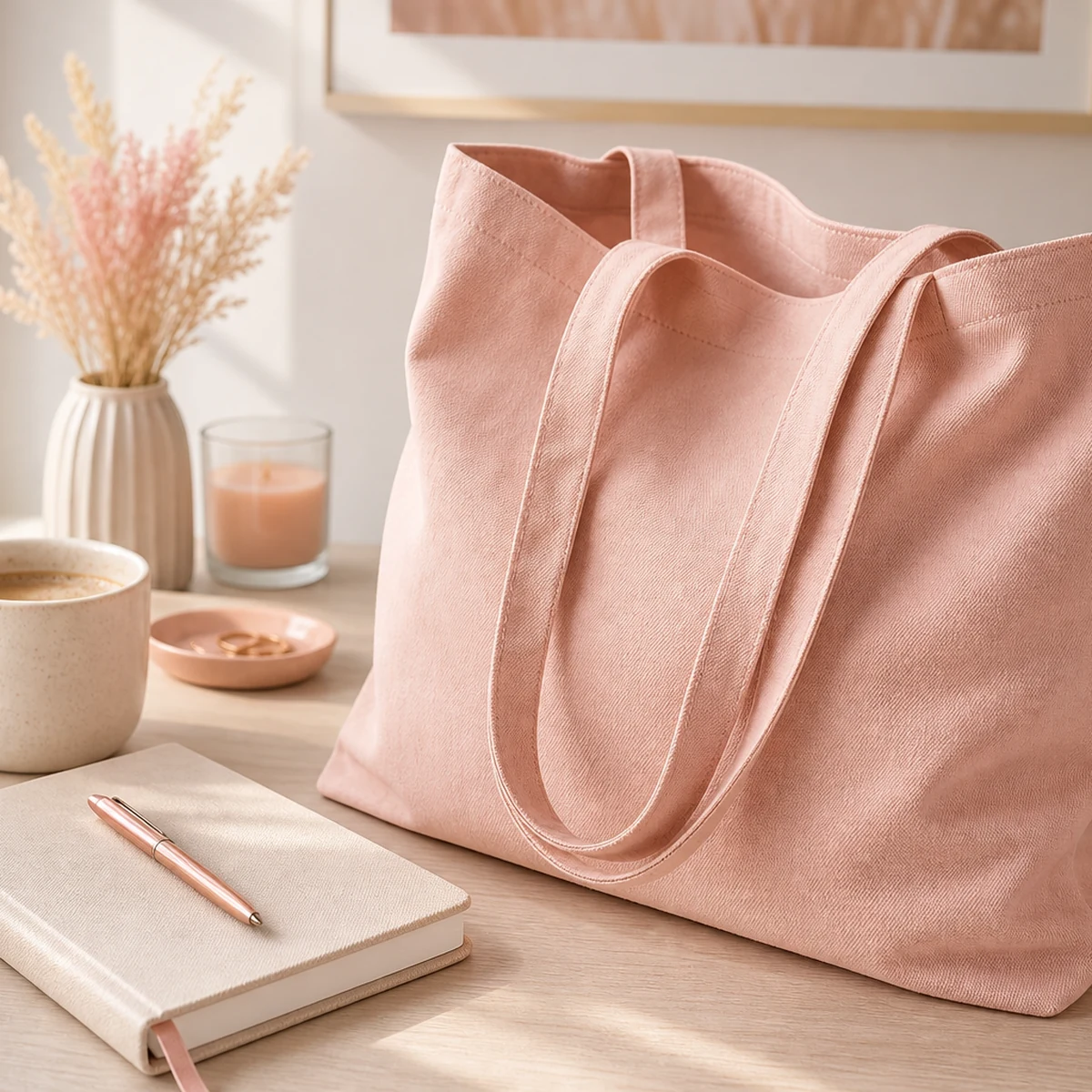 Be You, Be Free Blush Tote